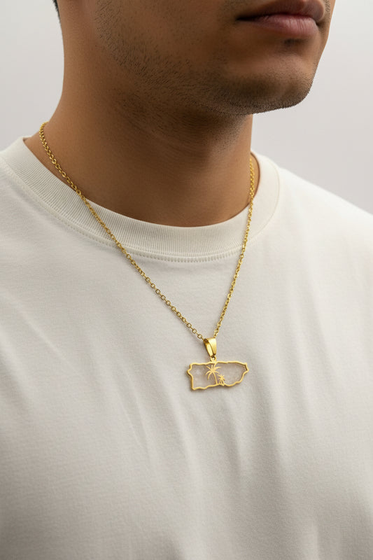 Cadena del mapa de Puerto Rico Signature Edition |DTUPPR