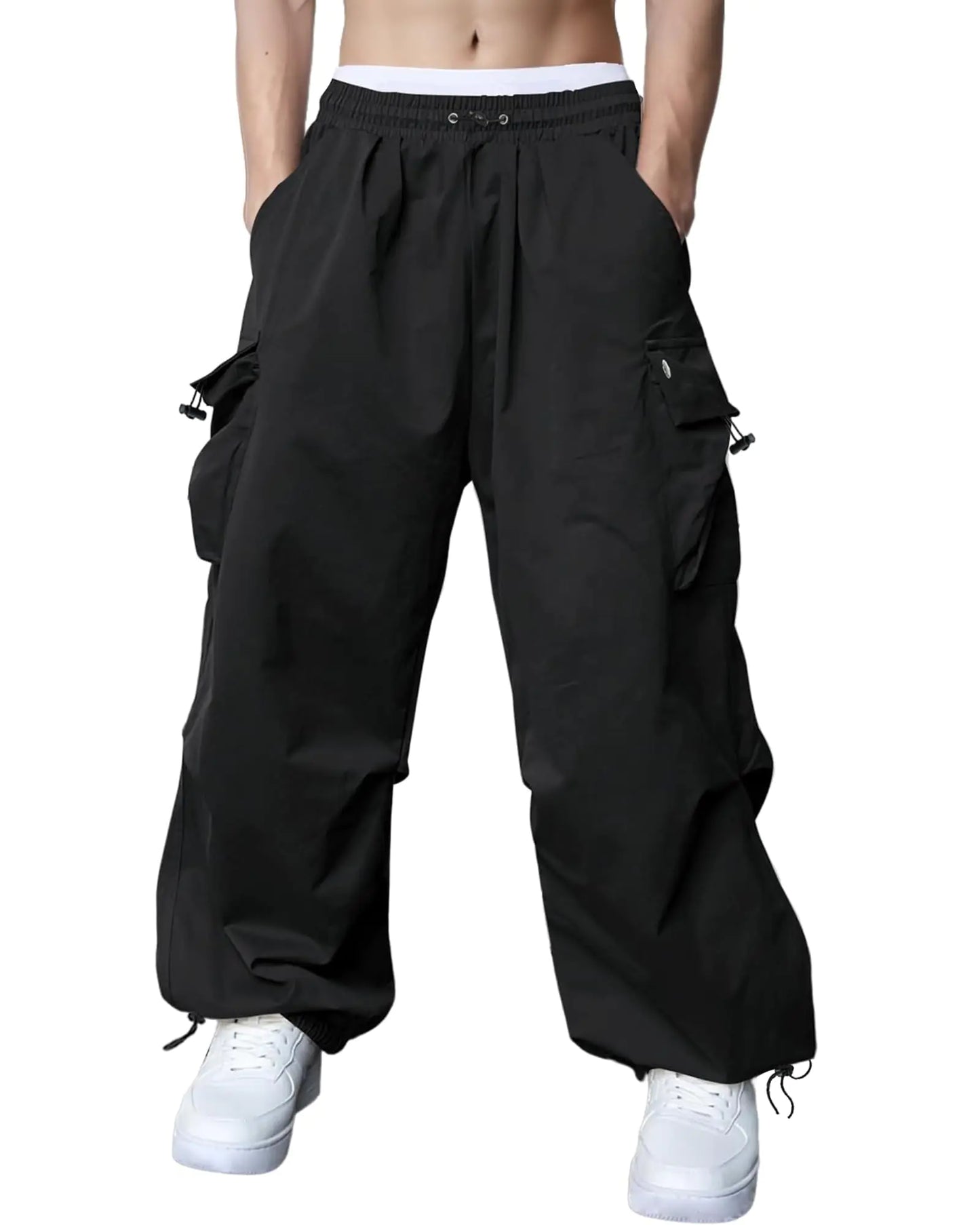 Cargo Parachute Wide Leg – Streetwear Moderno
