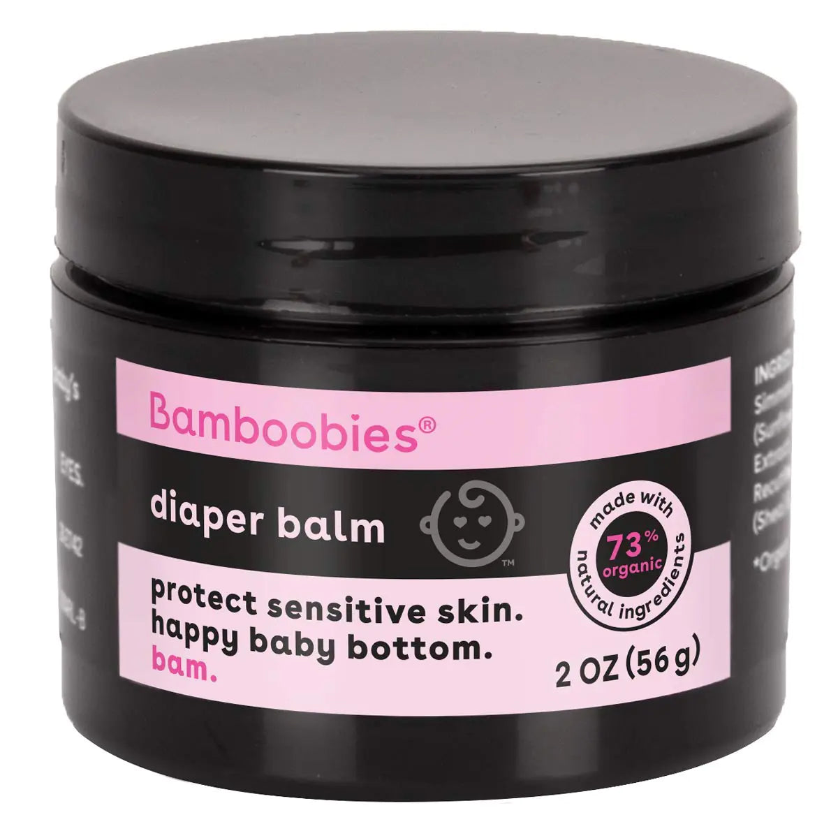 Crema para Rozaduras de Pañal Orgánica Bamboobies 2 Oz Sin Lanolina Parabenos Petróleo Ftalatos o Fragancias Sintéticas Blanca Hecha en EE.UU.