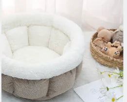 Cama Suave de Lujo para Gatos y Perros para Todas las Estaciones