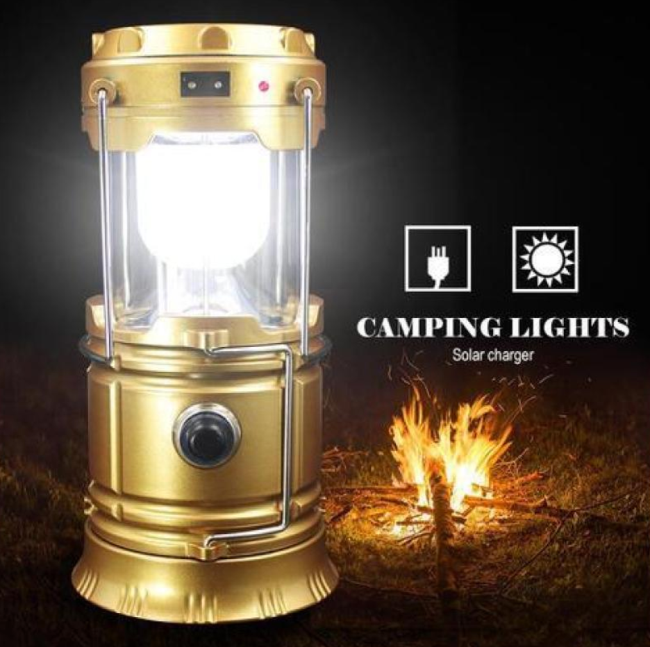 Lámpara LED Solar Portátil Multifuncional – Iluminación de Emergencia y Exterior