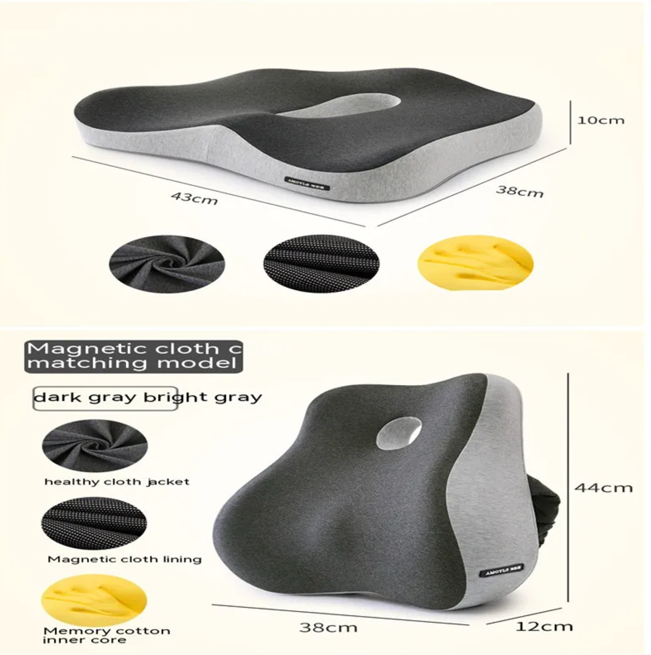 Cojín Lumbar Ergonómico Premium para Oficina y Gaming