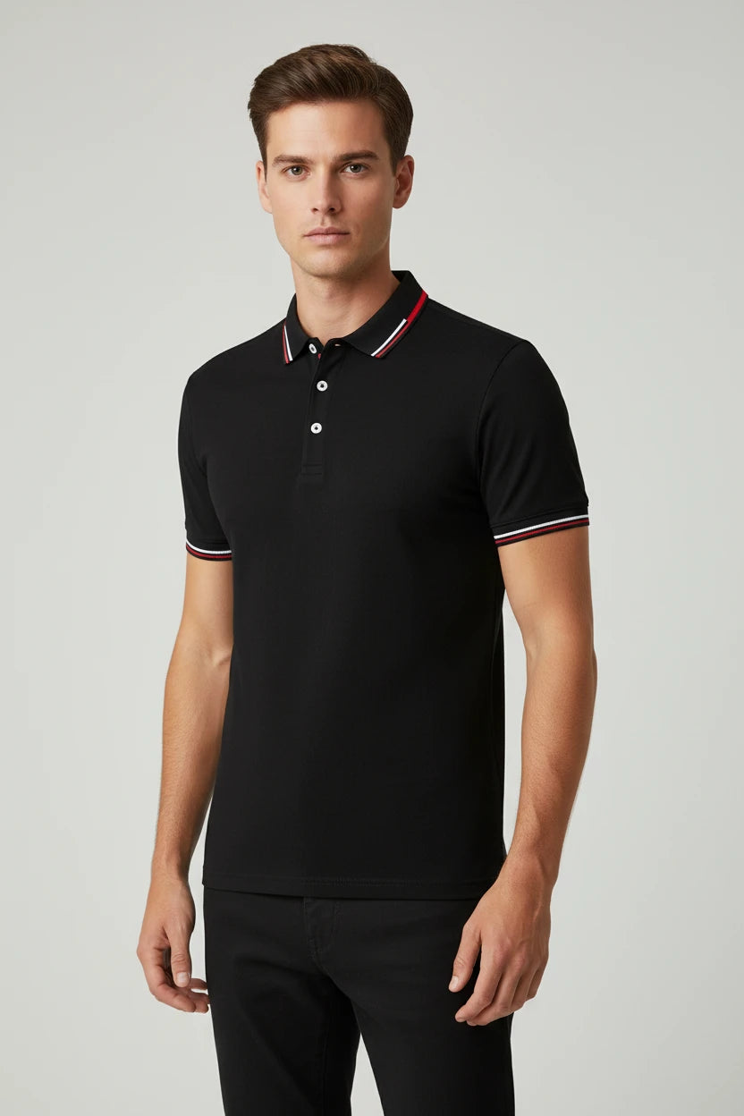 Camiseta Polo Casual para Hombres (Una Pieza)