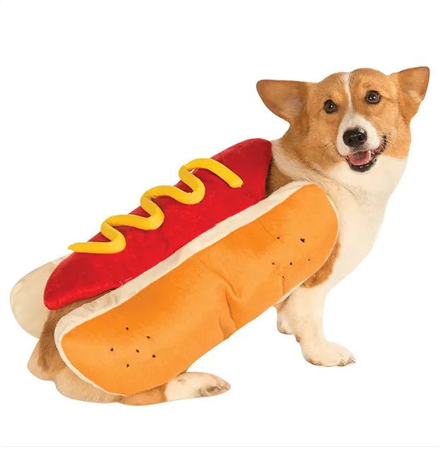 Disfraz de Halloween de Perrito Caliente para Mascotas