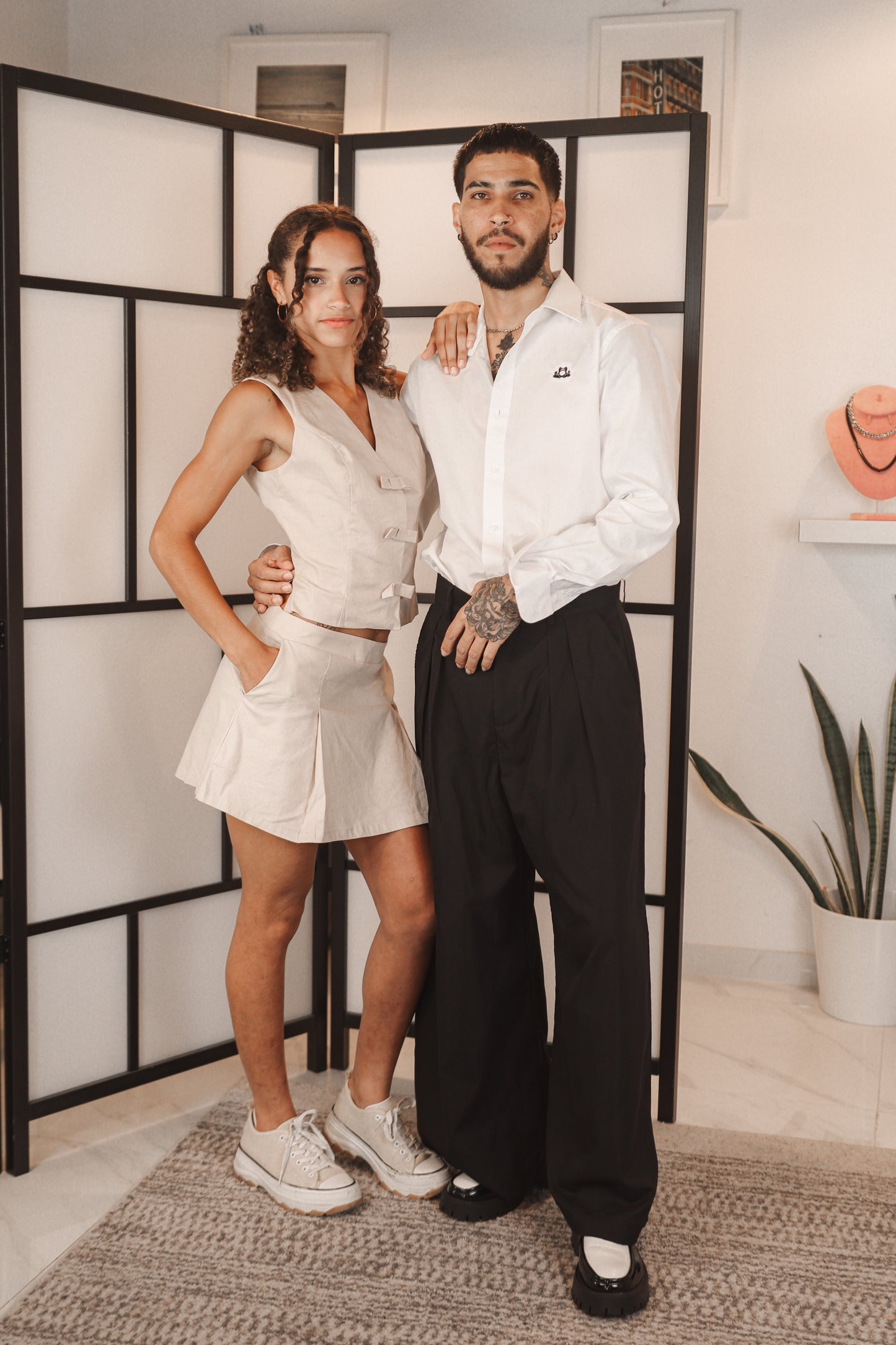 Coastal Ivory Skort Set | Aleja Boutique × DTUPPR Collection