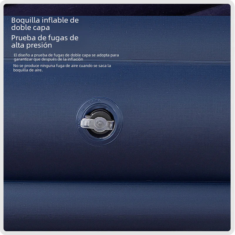 Colchón Inflable de PVC para Uso Externo y Doméstico