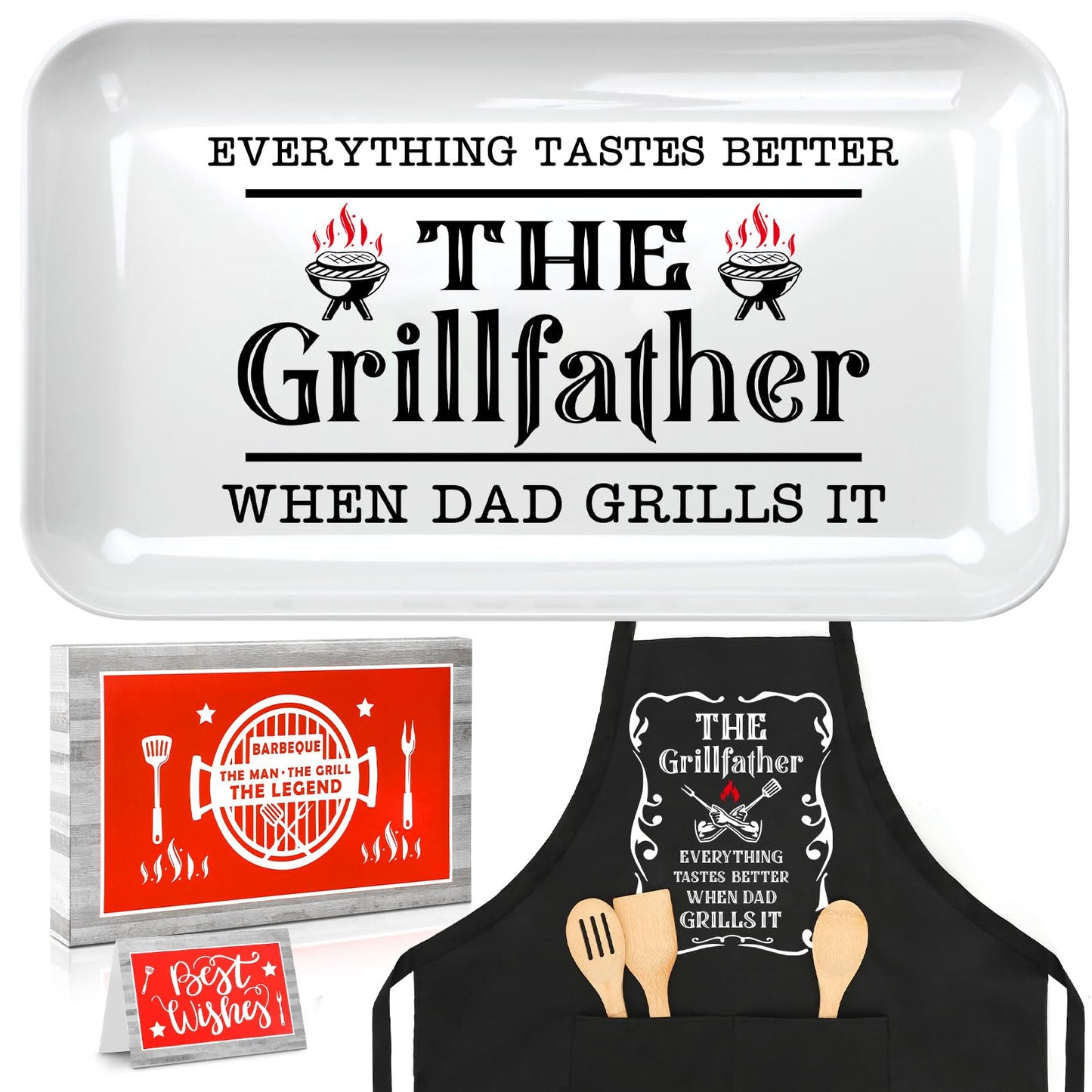The Grillfather™ | Set Premium Para Papá Parrillero