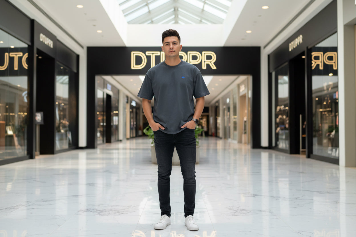 Camisa  Premium Oversized Bordado Pequeño  D’BORIKÍ™ by DTUPPR -Edición Limitada