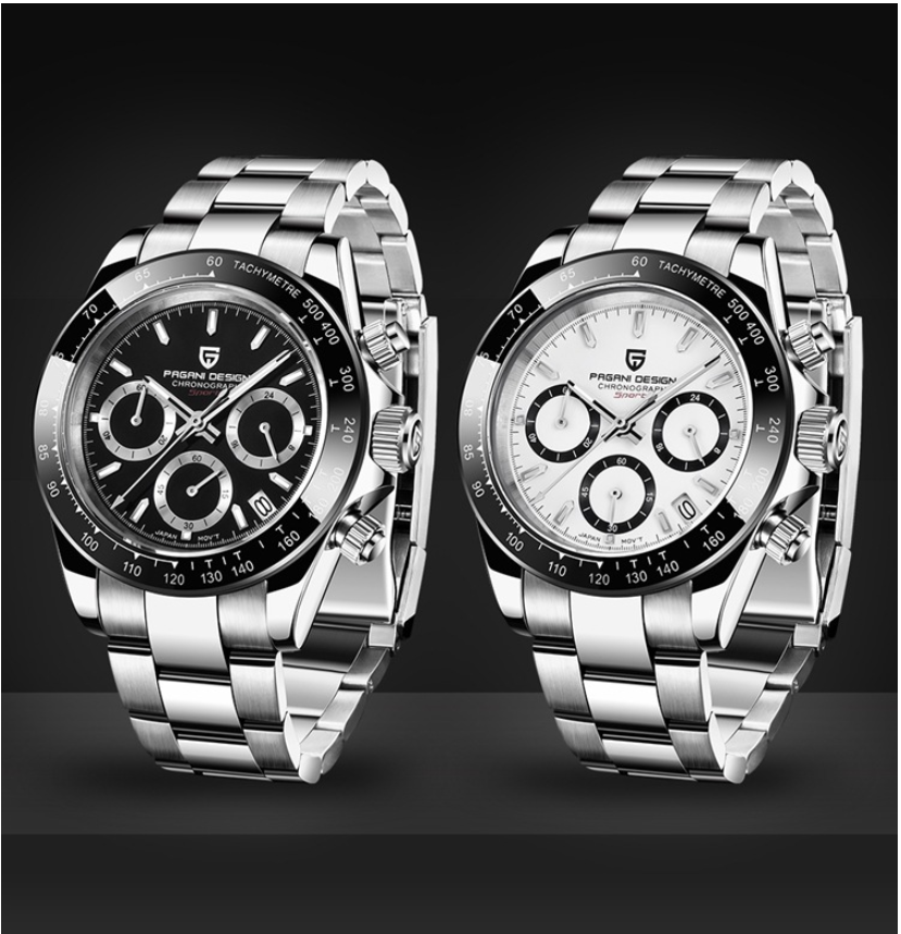 Reloj de Cuarzo PAGANI para Hombre con Calendario Luminoso