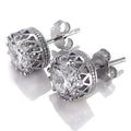 Aretes Crown Jewels en Plata Esterlina