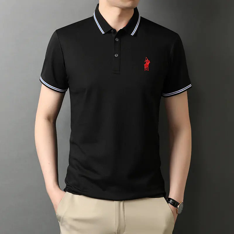 Yacht Summer Men's Short Sleeve Polo Shirt