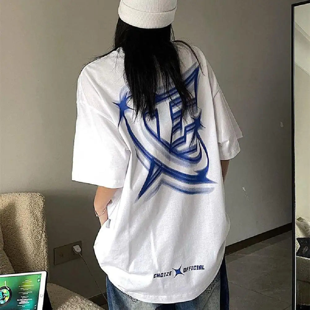 Camiseta de Manga Corta con Estampado de Letras Phantom