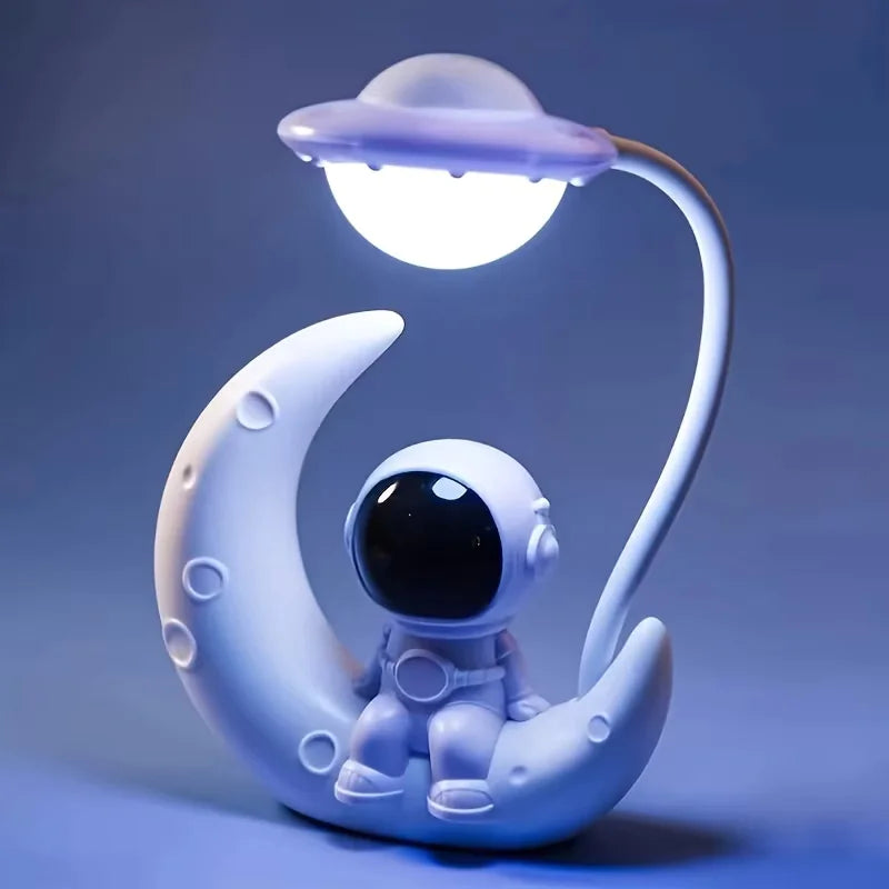 Lámpara Nocturna LED de Astronauta Lunar
