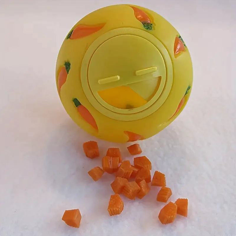 Juguete Educativo para Conejos con Bola Dispensadora de Comida para Mascotas