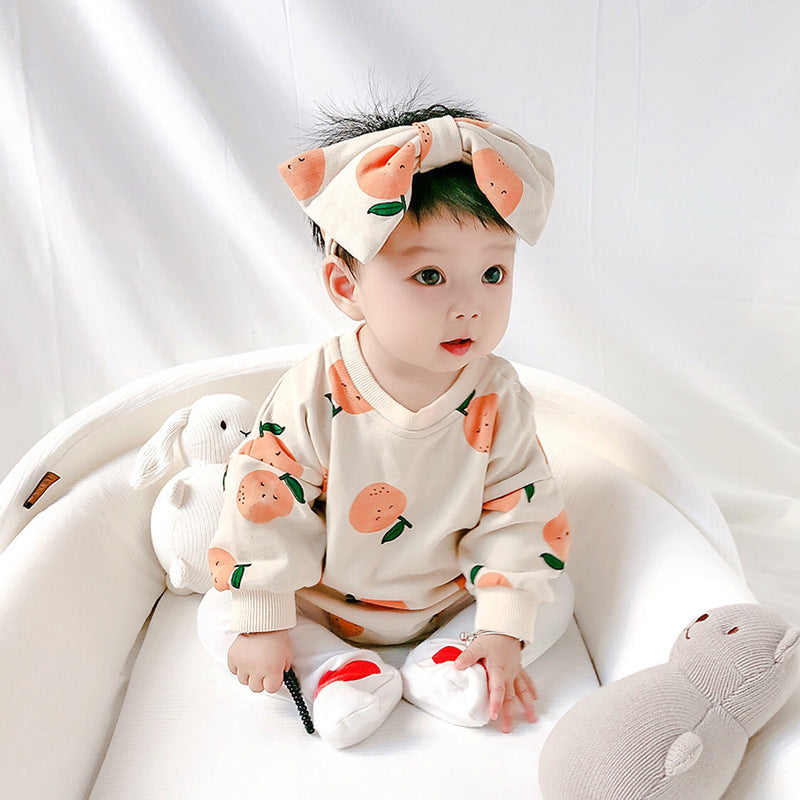 Body de Bebé Estilo Frutal 🍊 | Comodidad & Dulzura Todo el Día