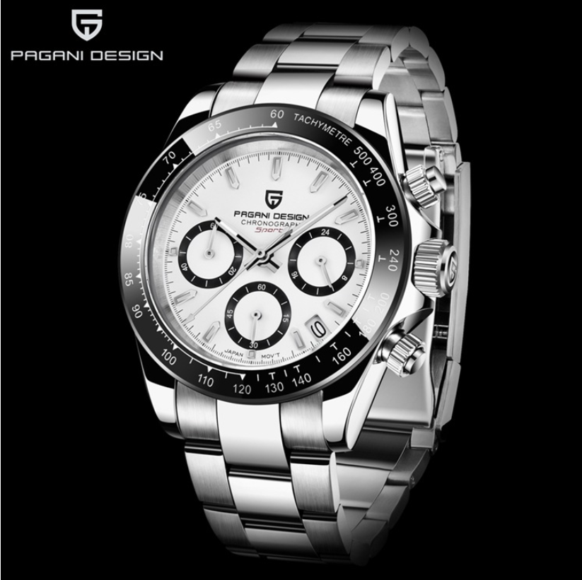 Reloj de Cuarzo PAGANI para Hombre con Calendario Luminoso