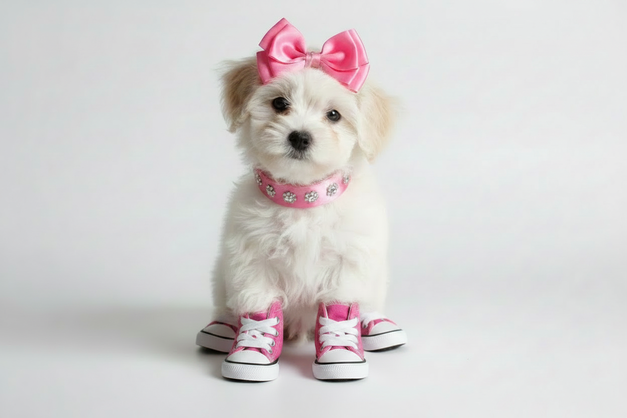 Zapatitos de Lona Denim para Perros – Protección y Estilo para tu Mascota