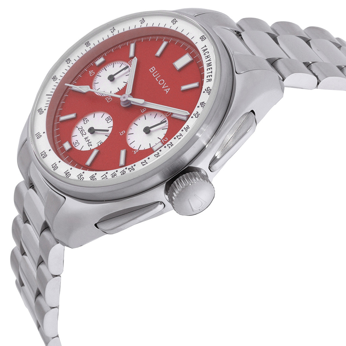 Bulova Lunar Pilot Chronograph Watch – Red Dial