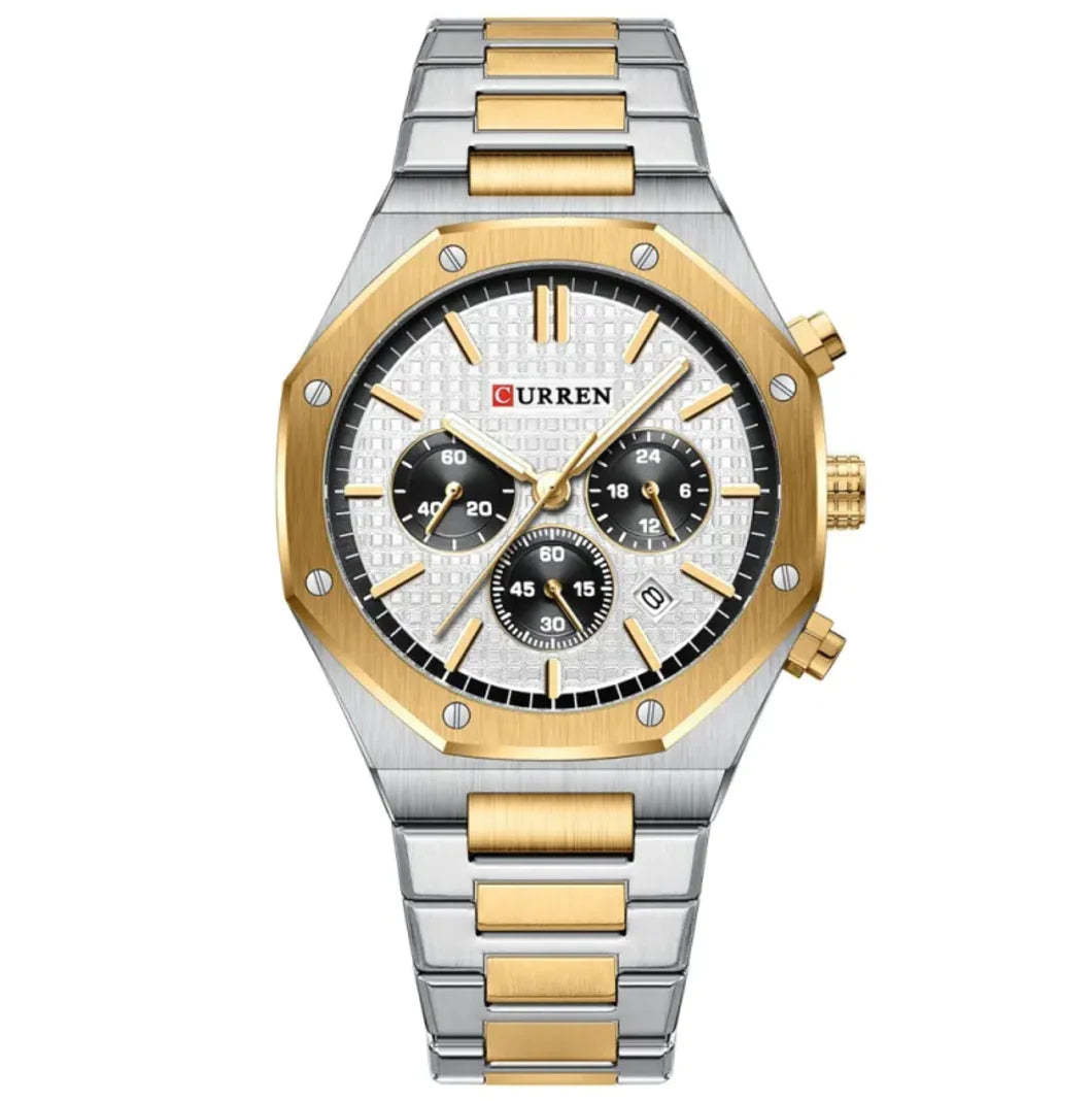 Reloj de Cuarzo Octagonal para Hombre