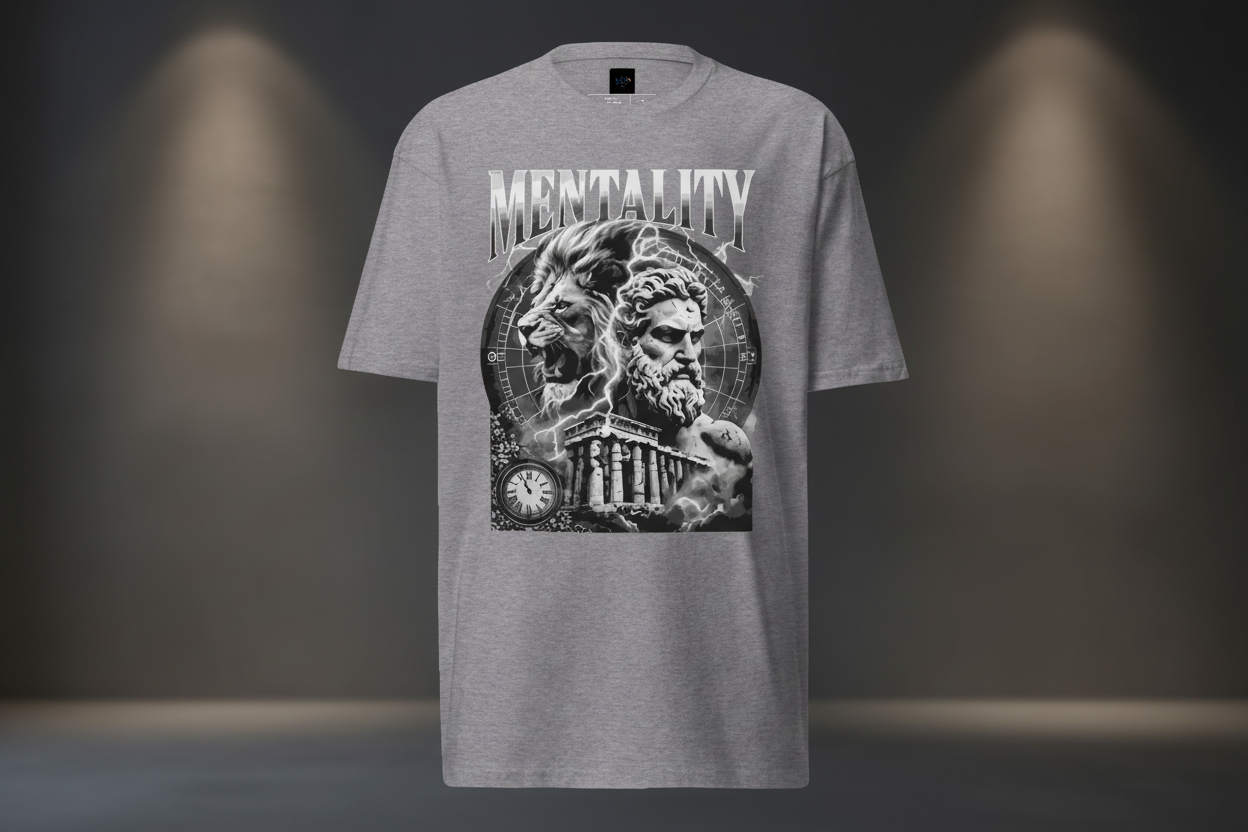Camiseta Pesada  Diseño de Mentality Premium | DTUPPR