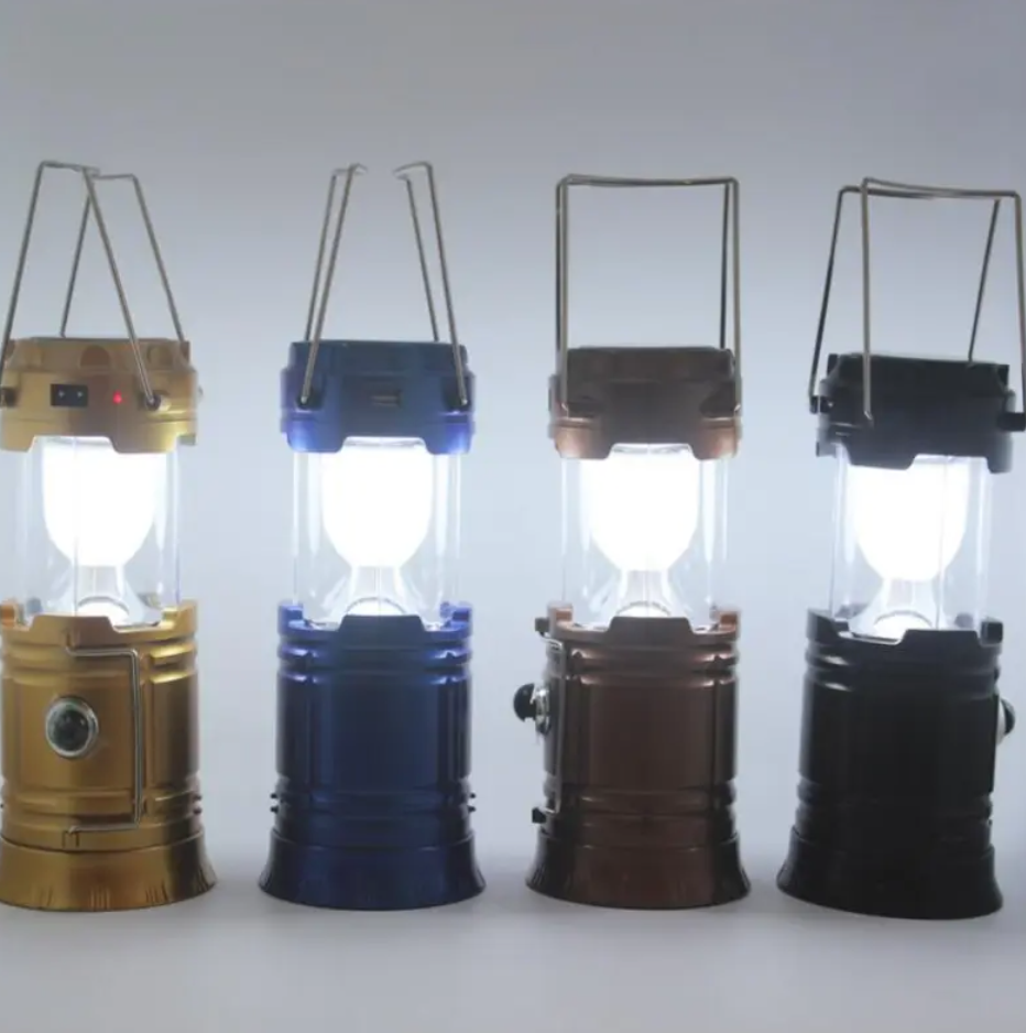 Lámpara LED Solar Portátil Multifuncional – Iluminación de Emergencia y Exterior