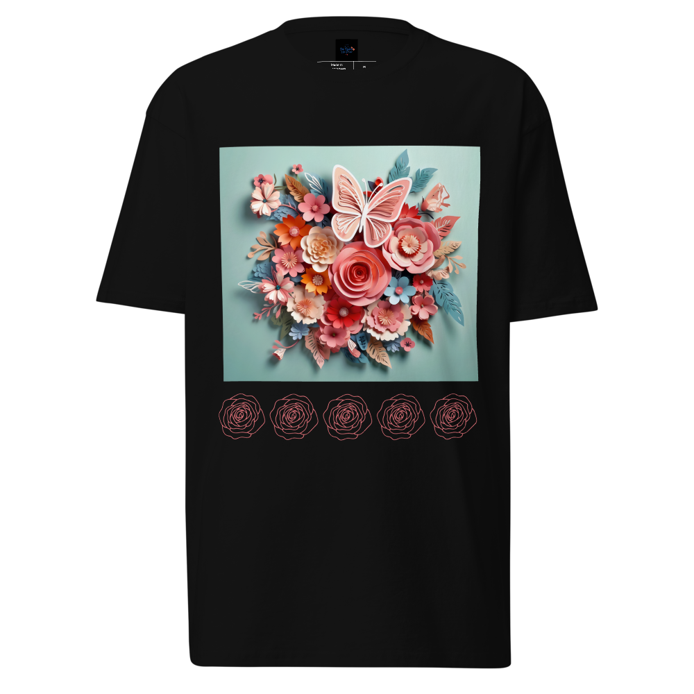 Diseño Rose Camiseta de Hombre Premium Pesada | DE TODO UN POCO PR