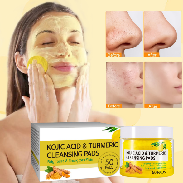 Pads Faciales Kojic & Turmeric Glow ✨