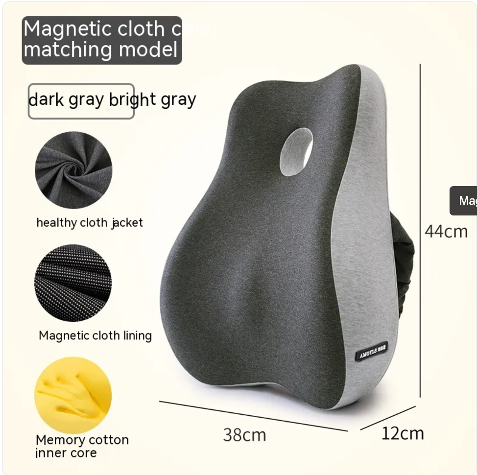 Cojín Lumbar Ergonómico Premium para Oficina y Gaming