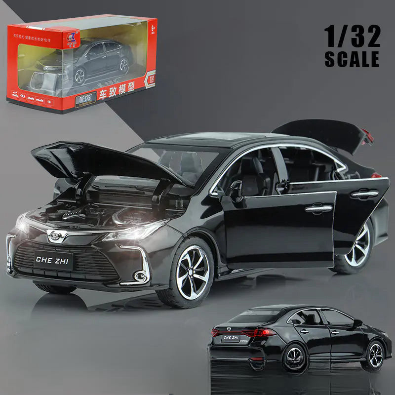 Modelo de Auto Sedán Deportivo 1:32 en Aleación – Edición Premium con Luces y Sonido