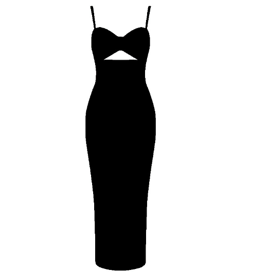 Vestido Sexy Elegante Nocturno