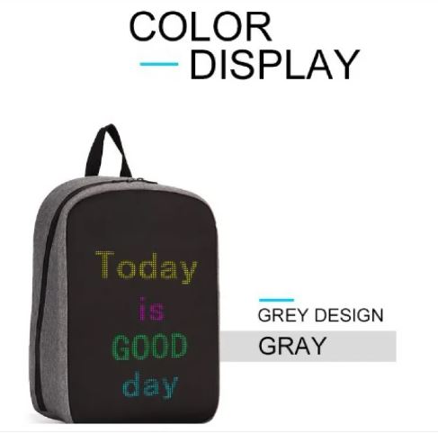 Mochila LED Inteligente – Pantalla Personalizable con App