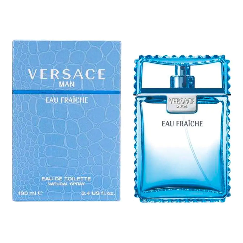 Versace Man Eau Fraiche de Versace para Hombres, Spray de Eau de Toilette de 100 ml