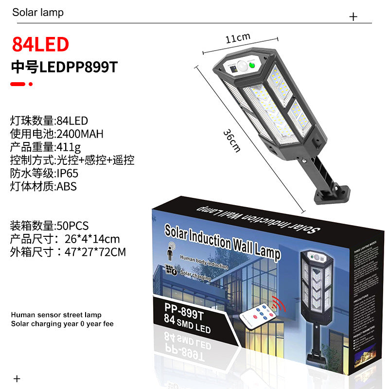 Luz Solar LED de Alta Potencia – Seguridad y Estilo para Exteriores