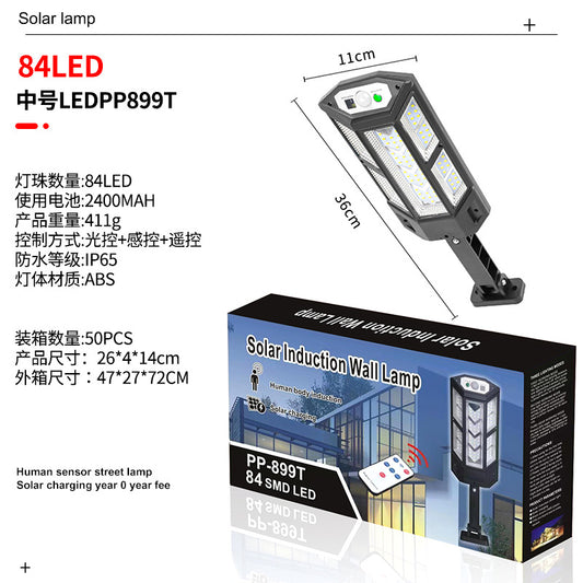 Luz Solar LED de Alta Potencia – Seguridad y Estilo para Exteriores