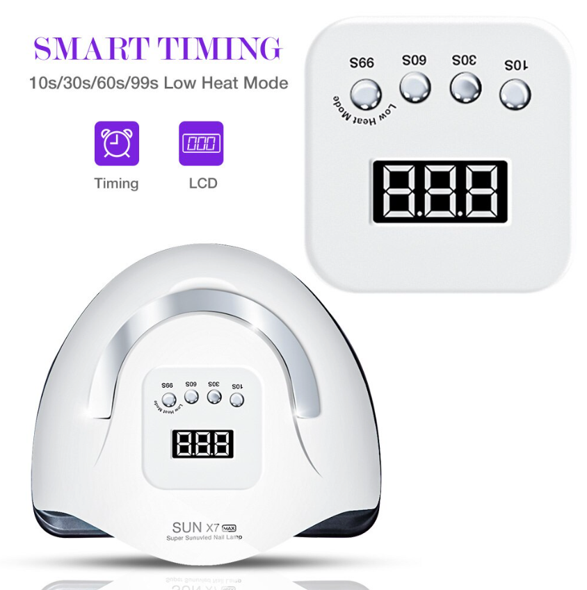 Lámpara UV/LED Profesional 220W – Secado Rápido para Uñas Gel