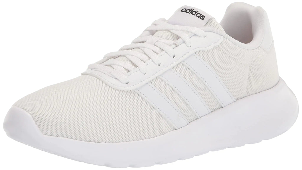 Adidas Lite Racer 3.0 para Mujeres Blanco/Blanco/Gris Talla 8