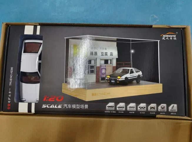 Modelo 86 Drift Clásico 1:32 Edición Retro JDM – Auto Deportivo Coleccionable con Base de Exhibición