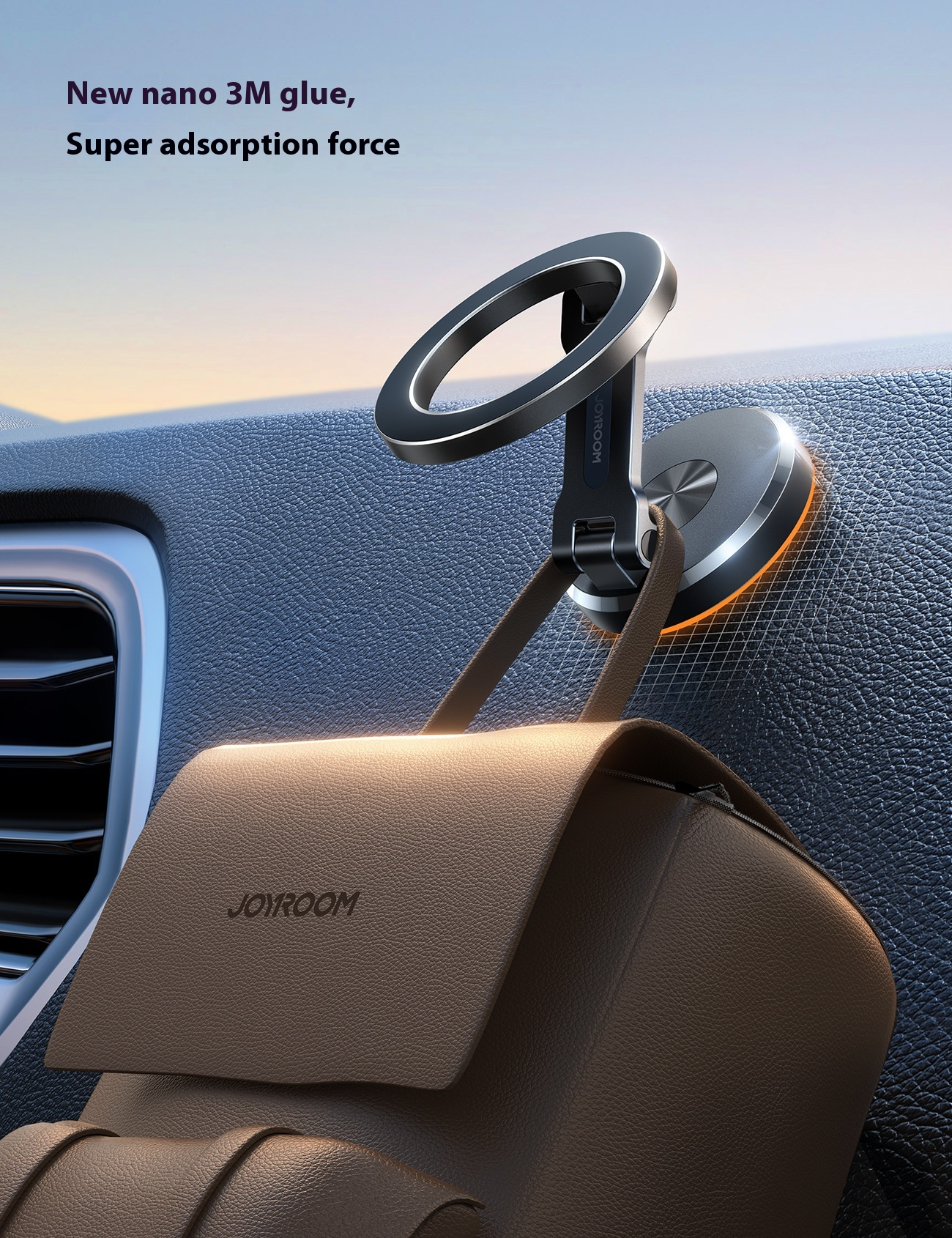 Soporte Magnético MagSafe Premium para Auto – Rotación 360° y Carga Segura