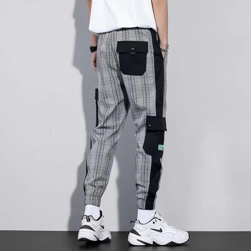 Pantalón Jogger Retro Color Block para Hombre