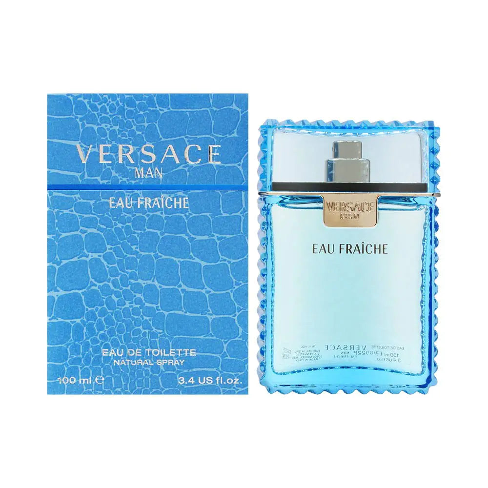 Versace Man Eau Fraiche de Versace para Hombres 100 ml Spray de Eau de Toilette