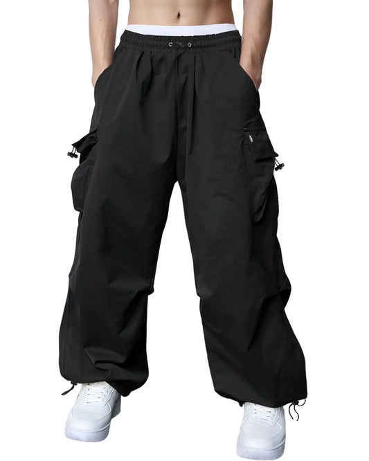 Cargo Parachute Wide Leg – Streetwear Moderno