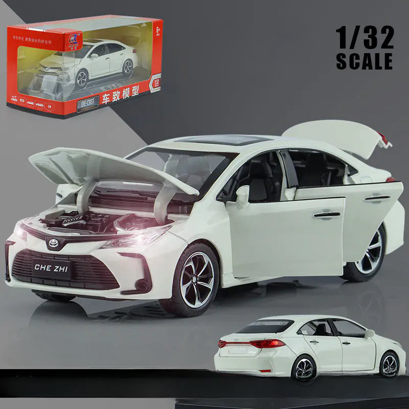 Modelo de Auto Sedán Deportivo 1:32 en Aleación – Edición Premium con Luces y Sonido