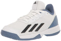 Zapatillas de Tenis adidas Court Flash Sneaker Blanco/Negro/Azul Crew Talla 3 US Unisex Niño Pequeño