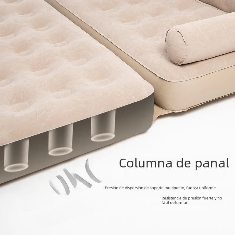 Sofá Cama Inflable para Camping y Uso Doméstico