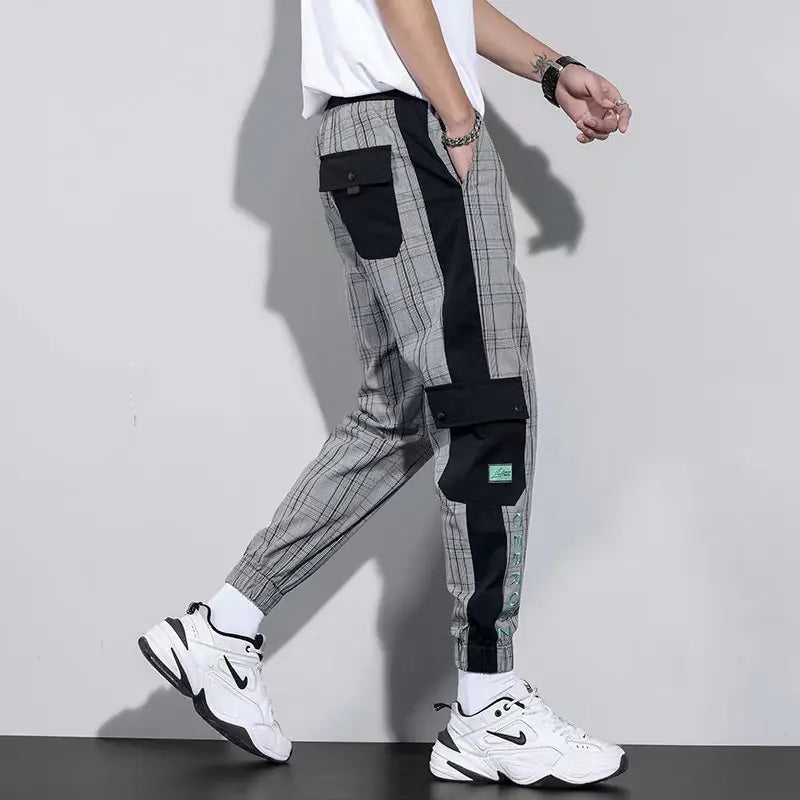 Pantalón Jogger Retro Color Block para Hombre