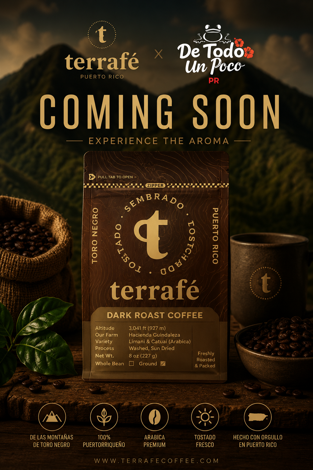 Terrafé Coffee x De Todo Un Poco PR ☕