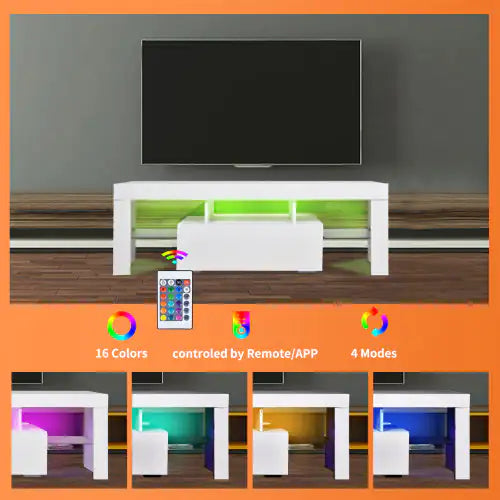 Banco de TV con Espacio de Almacenamiento