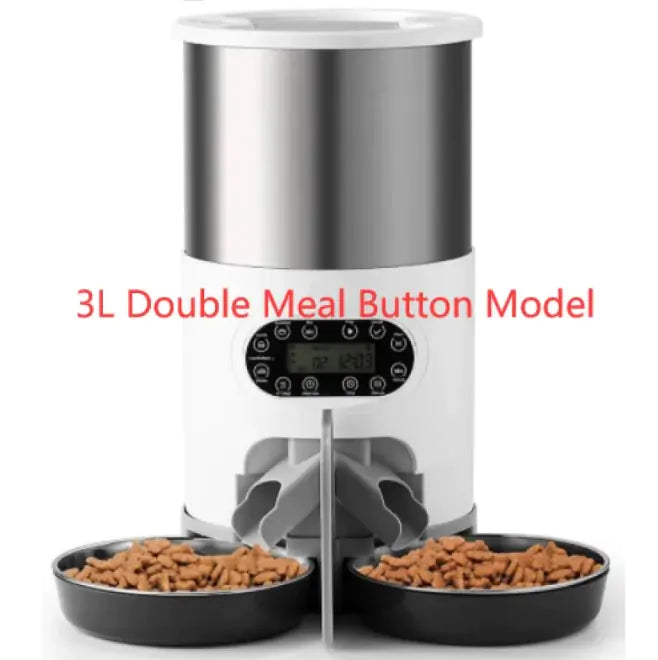 Dispensador Automático de Comida Chique para Mascotas