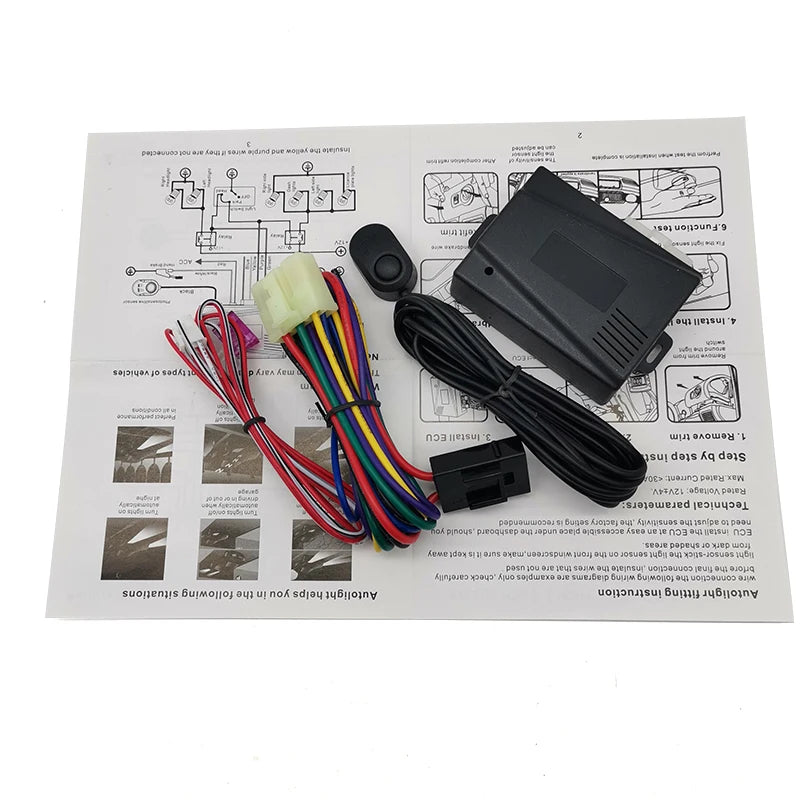 Sensor automático inteligente de luces para auto 12V (encendido automático)