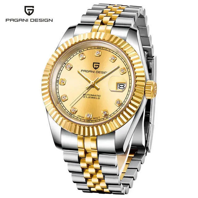 Pagani Design 1645 Men Japan NH35A Movement 10Bar Waterproof Clock Men`s Watch Natural Mechanical Automatic Watches for Men